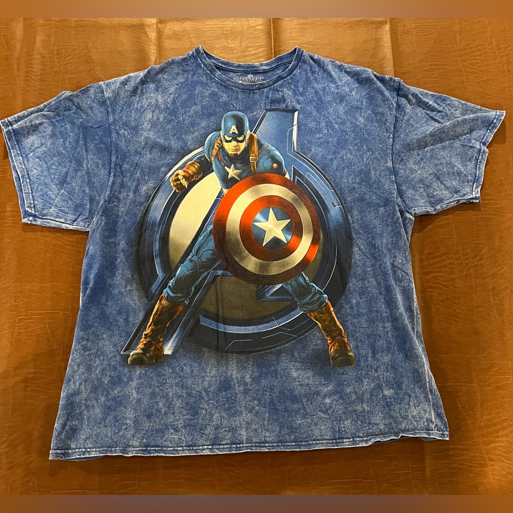 Marvel Avengers Captain America Shirt - Size XXL